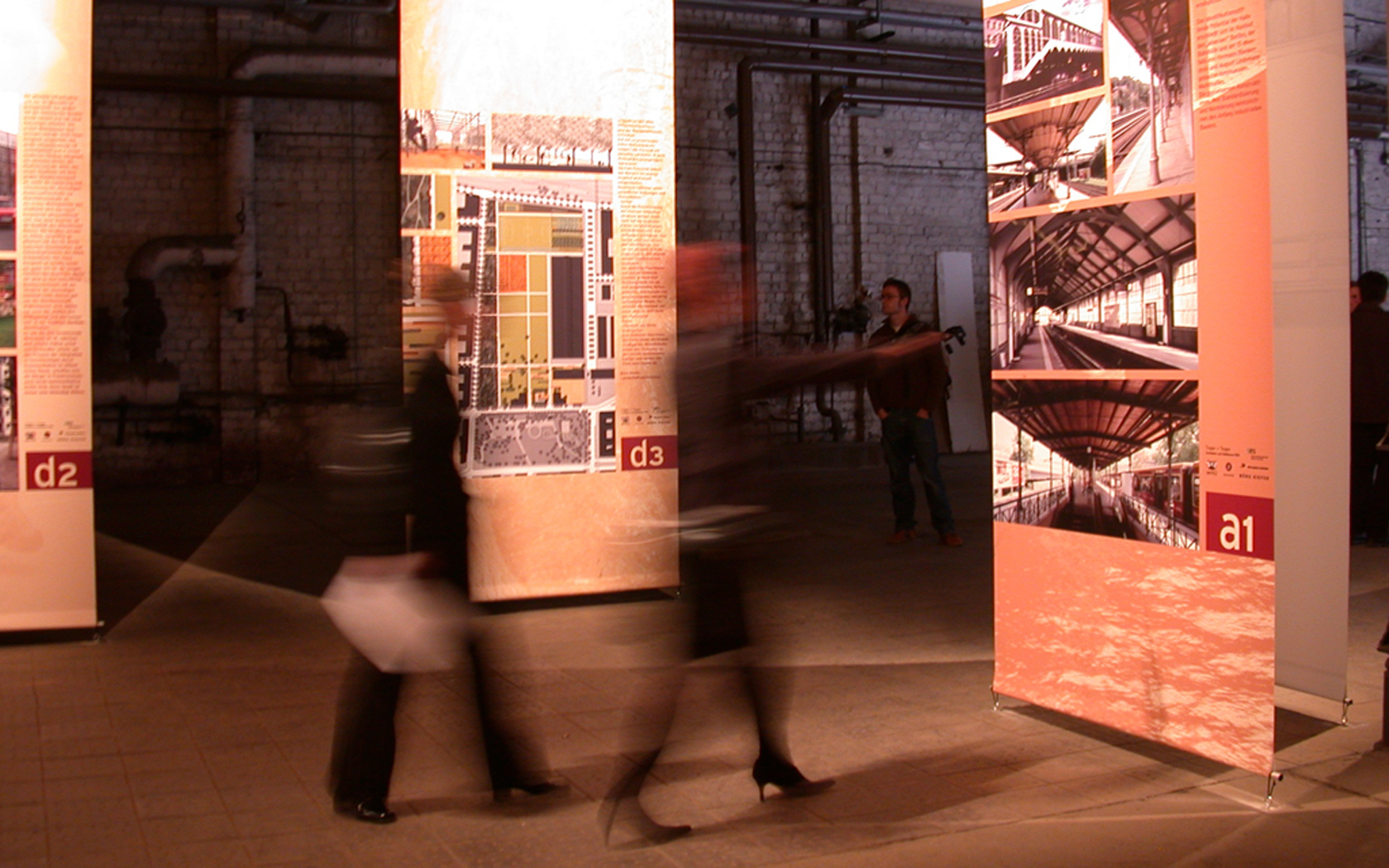 Alter Schlachthof Ausstellungsbanner Detail